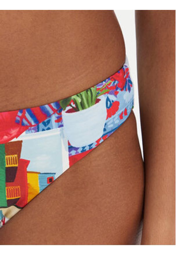 Seafolly Dół od bikini La Boca 40473-286 Kolorowy. Materiał: syntetyk. Wzór: kolorowy