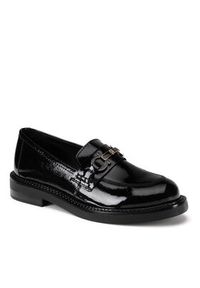 MEXX Loafersy MX/005C-WI16 Czarny. Kolor: czarny. Materiał: lakier, skóra #7