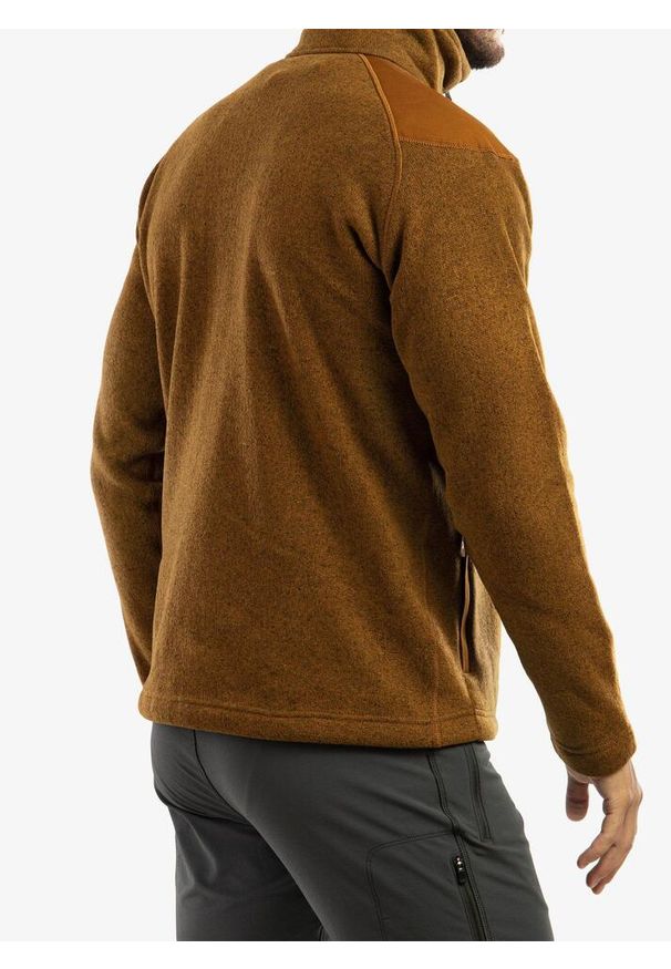Fjällräven - Bluza turystyczna męska Fjallraven Buck Fleece. Kolor: brązowy