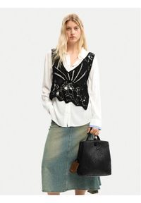 Desigual Plecak 26SAKP42 Czarny. Kolor: czarny. Materiał: skóra #1