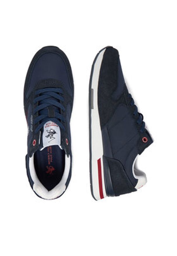 Beverly Hills Polo Club Sneakersy CEO-SIRIO-01 V5 Granatowy. Kolor: niebieski. Materiał: materiał