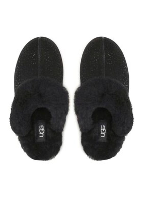 Ugg Kapcie W Scuffette II Metellic Spots 1137530 Czarny. Kolor: czarny. Materiał: skóra