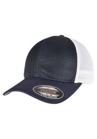 FLEXFIT - 360 Dwukolorowa Czapka Omnimesh. Kolor: niebieski, wielokolorowy, biały #1