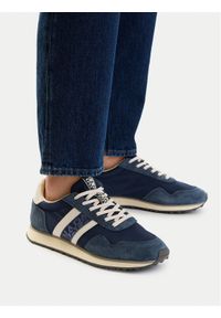 Napapijri Sneakersy NP0A8BNZ Granatowy. Kolor: niebieski. Materiał: skóra, zamsz #1