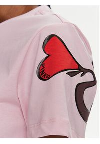 Pinko T-Shirt Quentin 100535 A1RN Różowy Regular Fit. Kolor: różowy. Materiał: bawełna