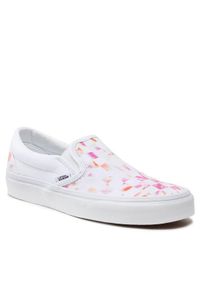 Vans Tenisówki Classic Slip-On Biały. Zapięcie: bez zapięcia. Kolor: biały. Materiał: materiał