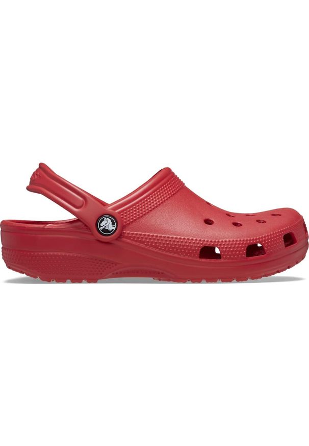 Crocs Clásico Zueco. Okazja: na co dzień. Kolor: czerwony. Styl: casual