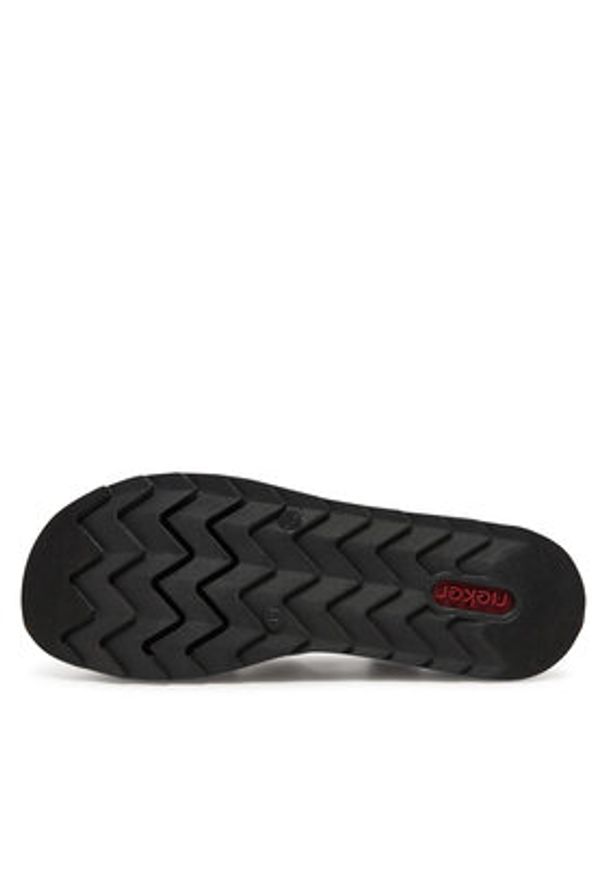 Rieker Sandały V7904-00 Czarny. Kolor: czarny. Materiał: skóra