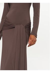 BARDOT Sukienka wieczorowa 59467DB Brązowy Slim Fit. Kolor: brązowy. Materiał: syntetyk. Styl: wizytowy #3