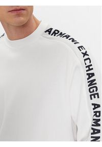 Armani Exchange Bluza 3DZMLA ZJLGZ 1116 Biały Regular Fit. Kolor: biały. Materiał: bawełna, syntetyk