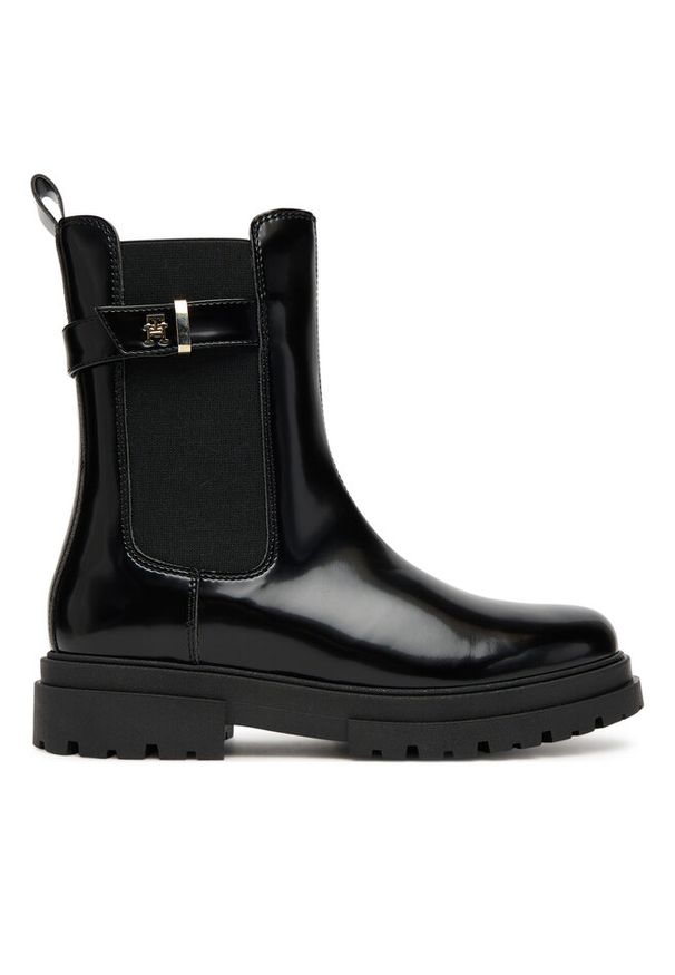 TOMMY HILFIGER - Botki Tommy Hilfiger. Kolor: czarny