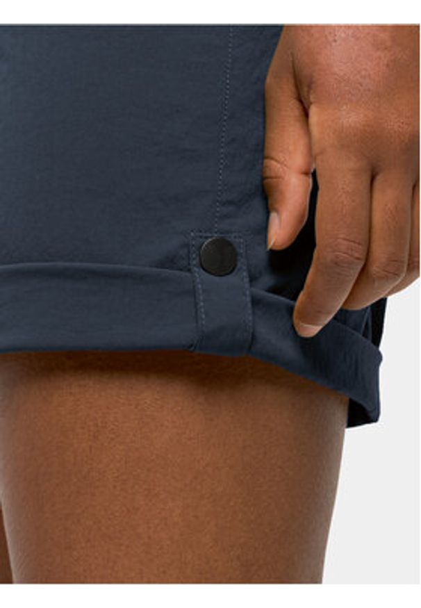 Jack Wolfskin Szorty sportowe Desert 1505312 Granatowy Relaxed Fit. Kolor: niebieski. Materiał: syntetyk. Styl: sportowy