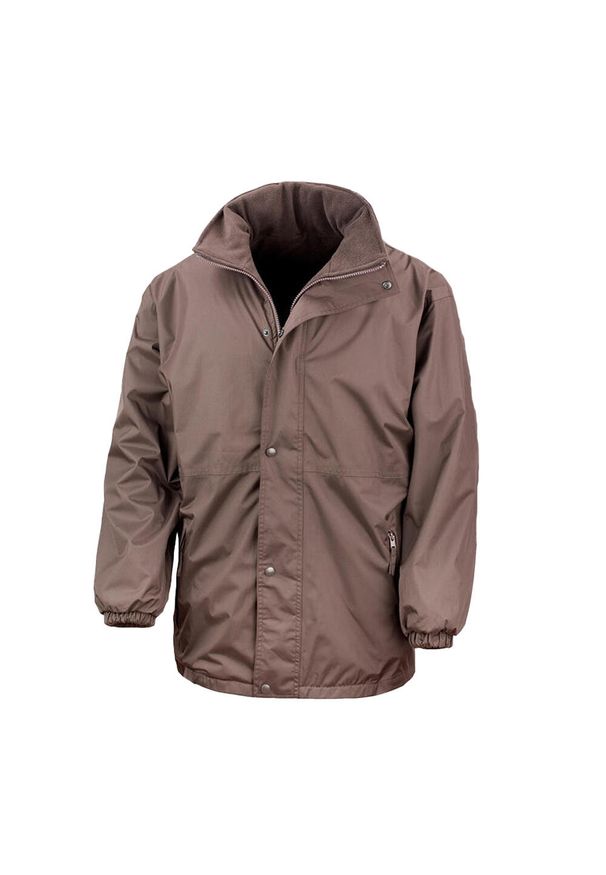 RESULT - Damska Kurtka Z Polaru Stomdri 4000 Z Podszewką Z Recyklingu. Kolor: brązowy. Materiał: polar. Sport: turystyka piesza