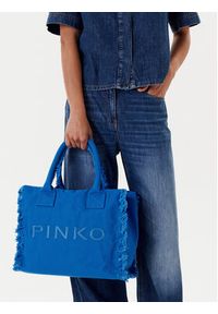 Pinko - PINKO Torebka Beach Shopping PE 25 PLTT 100782 A1WQ Niebieski. Kolor: niebieski #5
