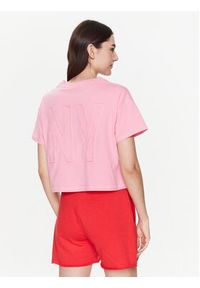 DKNY Sport T-Shirt DP3T9218 Różowy Classic Fit. Kolor: różowy. Materiał: bawełna. Styl: sportowy #2