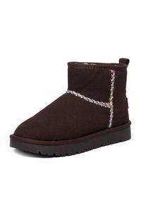 Roxy Śniegowce CEO-HY669020S-1 Brązowy. Kolor: brązowy. Materiał: materiał #6