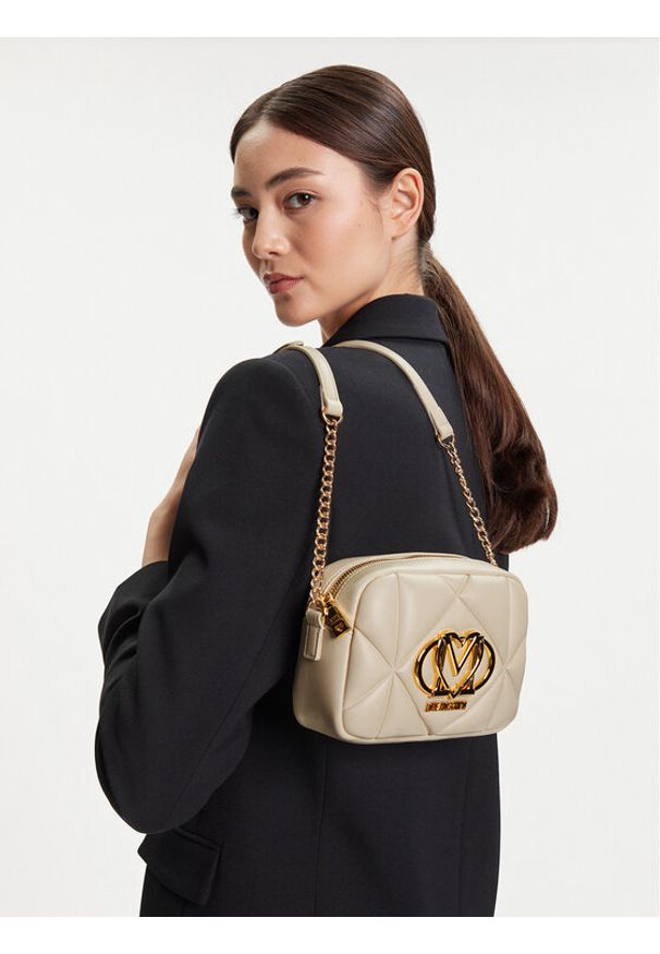 Love Moschino - LOVE MOSCHINO Torebka JC4038PP1NLC0110 Beżowy. Kolor: beżowy. Materiał: skórzane