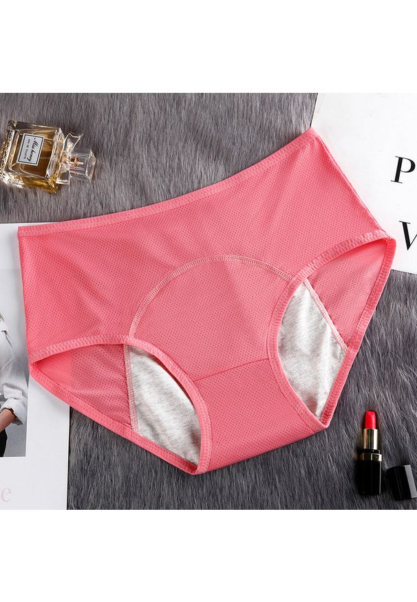 Intica - Szorty menstruacyjne chłonne i oddychające dla aktywnych kobiet Sheeree. Kolor: czerwony. Materiał: materiał