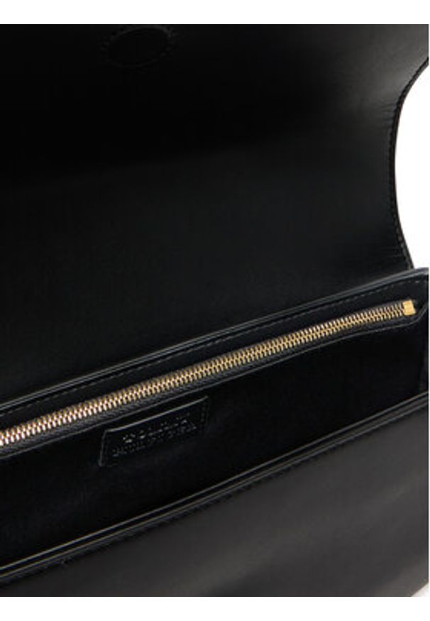 TOMMY HILFIGER - Tommy Hilfiger Torebka Iconic Leather Crossover AW0AW18204 Czarny. Kolor: czarny. Materiał: skórzane