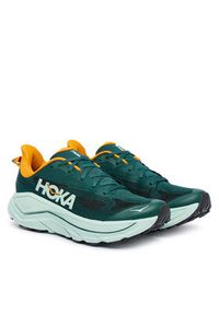 HOKA - Hoka Buty do biegania Challenger 8 1168716 Zielony. Kolor: zielony. Materiał: materiał #4