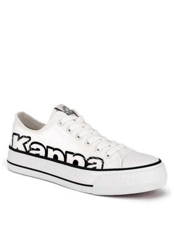 Kappa Trampki YL201409 Biały. Kolor: biały. Materiał: materiał