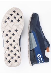 ecco - Buty trekkingowe męskie granatowe ECCO BIOM 2.1 X CTRY M LOW GTX. Kolor: niebieski. Materiał: materiał. Szerokość cholewki: normalna. Technologia: Gore-Tex #2