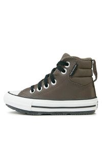 Converse Trampki Chuck Taylor All Star Berkshire Boot A04812C Beżowy. Kolor: beżowy. Materiał: skóra #5