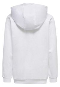 Bluza z kapturem dla dzieci Hummel Cotton Logo. Typ kołnierza: kaptur. Kolor: biały