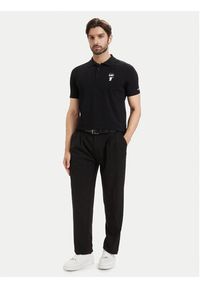 Karl Lagerfeld - KARL LAGERFELD Polo 745024 563221 Czarny Regular Fit. Typ kołnierza: polo. Kolor: czarny. Materiał: bawełna #5