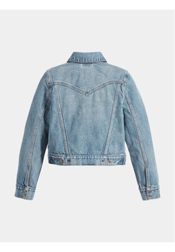 Levi's® Kurtka jeansowa A6048-0002 Niebieski Regular Fit. Kolor: niebieski. Materiał: bawełna