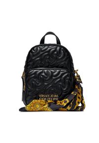 Versace Jeans Couture Plecak 75VA4BAG Czarny. Kolor: czarny. Materiał: skóra