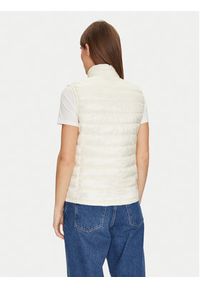 Guess Jeans Bezrękawnik W5RN55 WHAB2 Écru Regular Fit. Materiał: syntetyk. Długość rękawa: bez rękawów