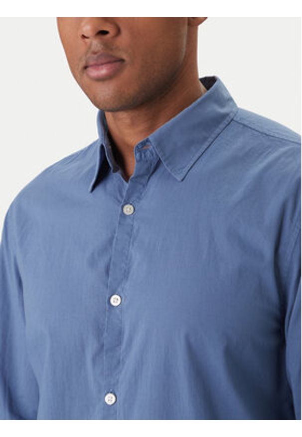 Guess Koszula F6GH02 WN861 Niebieski Regular Fit. Kolor: niebieski. Materiał: bawełna