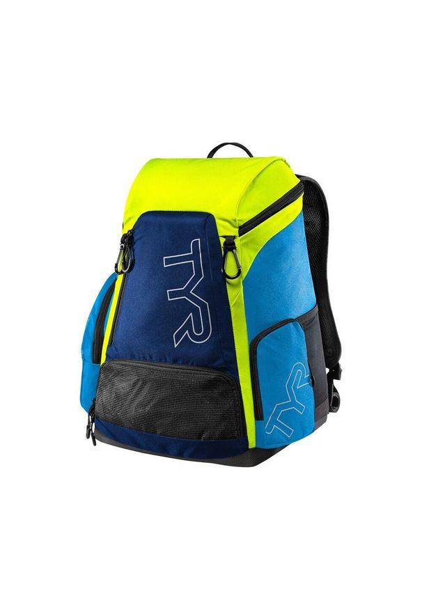 TYR - Plecak na basen unisex tyr alliance team backpack 30l. Kolor: wielokolorowy, niebieski, zielony. Materiał: poliester