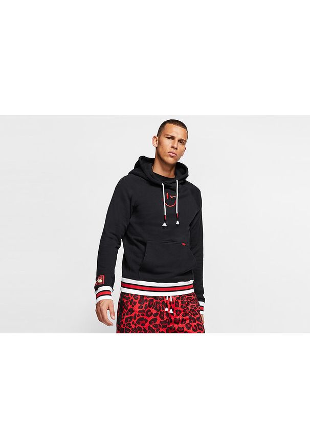Nike - Bluza męska nike basketball pullover hoodie black. Kolor: czarny. Sport: koszykówka