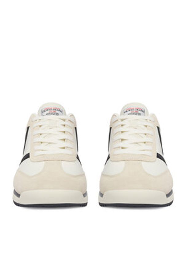 Guess Jeans Sneakersy EO-DELAND-03 WE Écru. Kolor: kremowy. Materiał: materiał