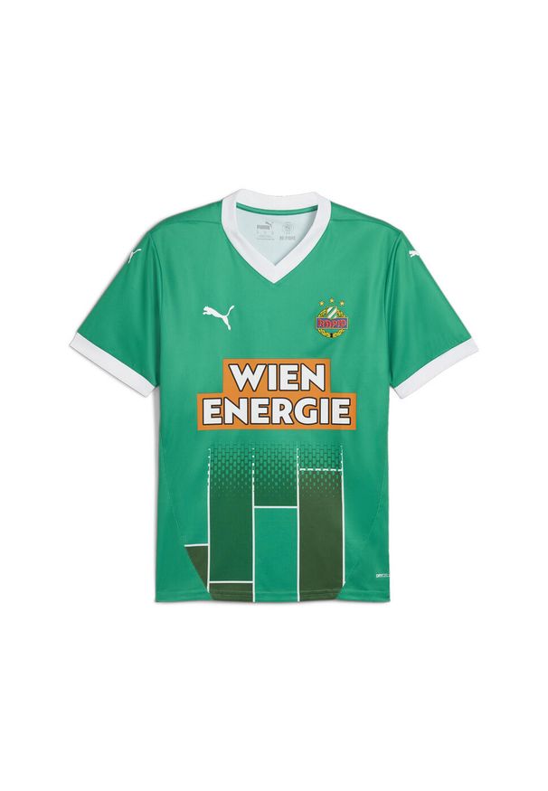 Puma - Koszulka domowa SK Rapid Wiedeń 24/25 PUMA Sport Green White. Kolor: biały, wielokolorowy, zielony