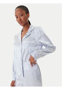 Guess Piżama O5BX05 W4732 Beżowy Regular Fit. Kolor: beżowy. Materiał: satyna