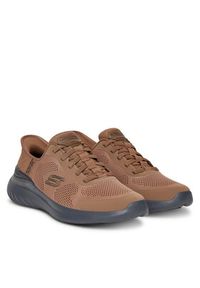 skechers - Skechers Sneakersy Bounder 2.0-Emerged 232459/BRBK Brązowy. Kolor: brązowy. Materiał: materiał #6
