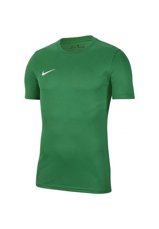 Nike - Koszulka Z Krótkim Rękawem Unisex Dla Dorosłych Dry Park VII. Kolor: zielony. Długość rękawa: krótki rękaw. Długość: krótkie. Sport: turystyka piesza