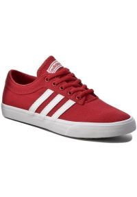 Adidas - Buty adidas Originals Sellwood M BB8701 czerwone. Okazja: na co dzień. Zapięcie: pasek. Kolor: czerwony. Materiał: guma, syntetyk, materiał. Szerokość cholewki: normalna. Wzór: paski. Sezon: lato. Styl: casual, klasyczny #5