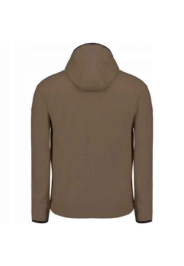 Polar Geographical Norway UNICIA TAUPE DB MEN 224 taupe (szarobrązowy) męska. Kolor: brązowy. Materiał: polar. Sport: turystyka piesza