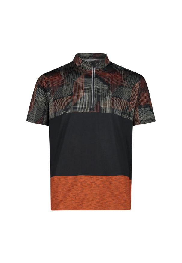 Koszulka męska turystyczna CMP 35N6837. Kolor: czarny. Sport: kolarstwo