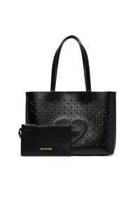 Love Moschino - LOVE MOSCHINO Torebka JC4289PP0OKK0000 Czarny. Kolor: czarny. Materiał: skórzane #3