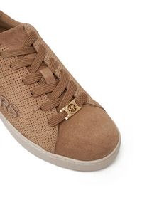 Michael Kors Sneakersy Keaton Lace up 43R5KEFS1S Brązowy. Kolor: brązowy. Materiał: skóra #6