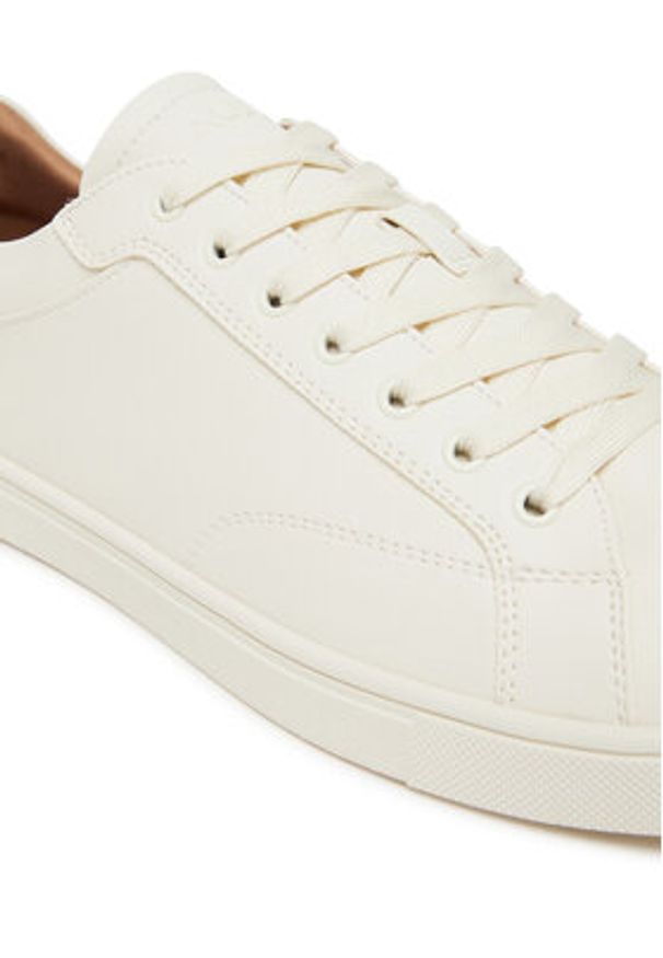 Aldo Sneakersy Poker 13963599 Écru. Materiał: skóra
