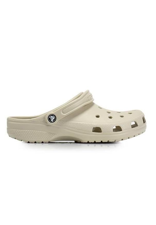 Klapki dla dorosłych Crocs Classic. Kolor: beżowy. Materiał: syntetyk, materiał. Styl: sportowy