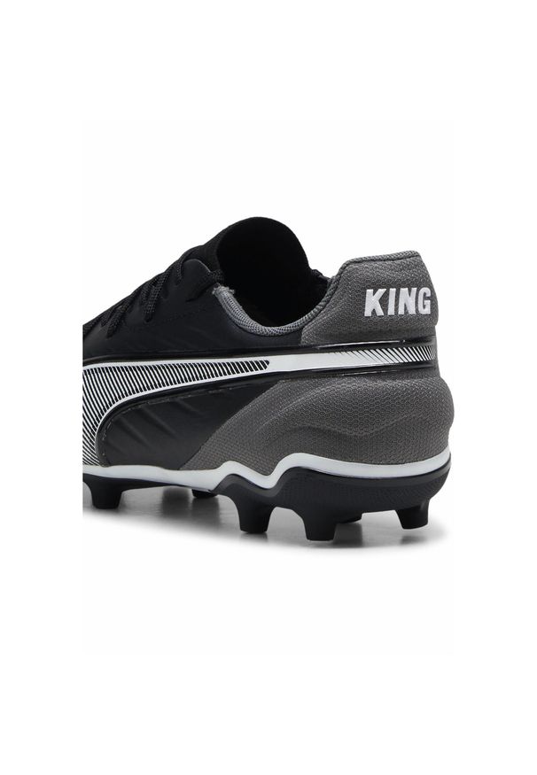 Puma - Buty piłkarskie dziecięce PUMA King Match FG/AG Jr. Kolor: biały, wielokolorowy, czarny, szary. Sport: piłka nożna