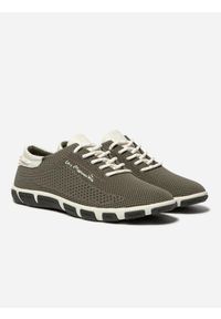 Niskie buty damskie TBS Jazaria. Kolor: zielony. Materiał: skóra. Sport: turystyka piesza