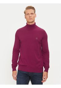 BOSS - Boss Sweter Akiro S 50527573 Czerwony Regular Fit. Kolor: czerwony. Materiał: bawełna